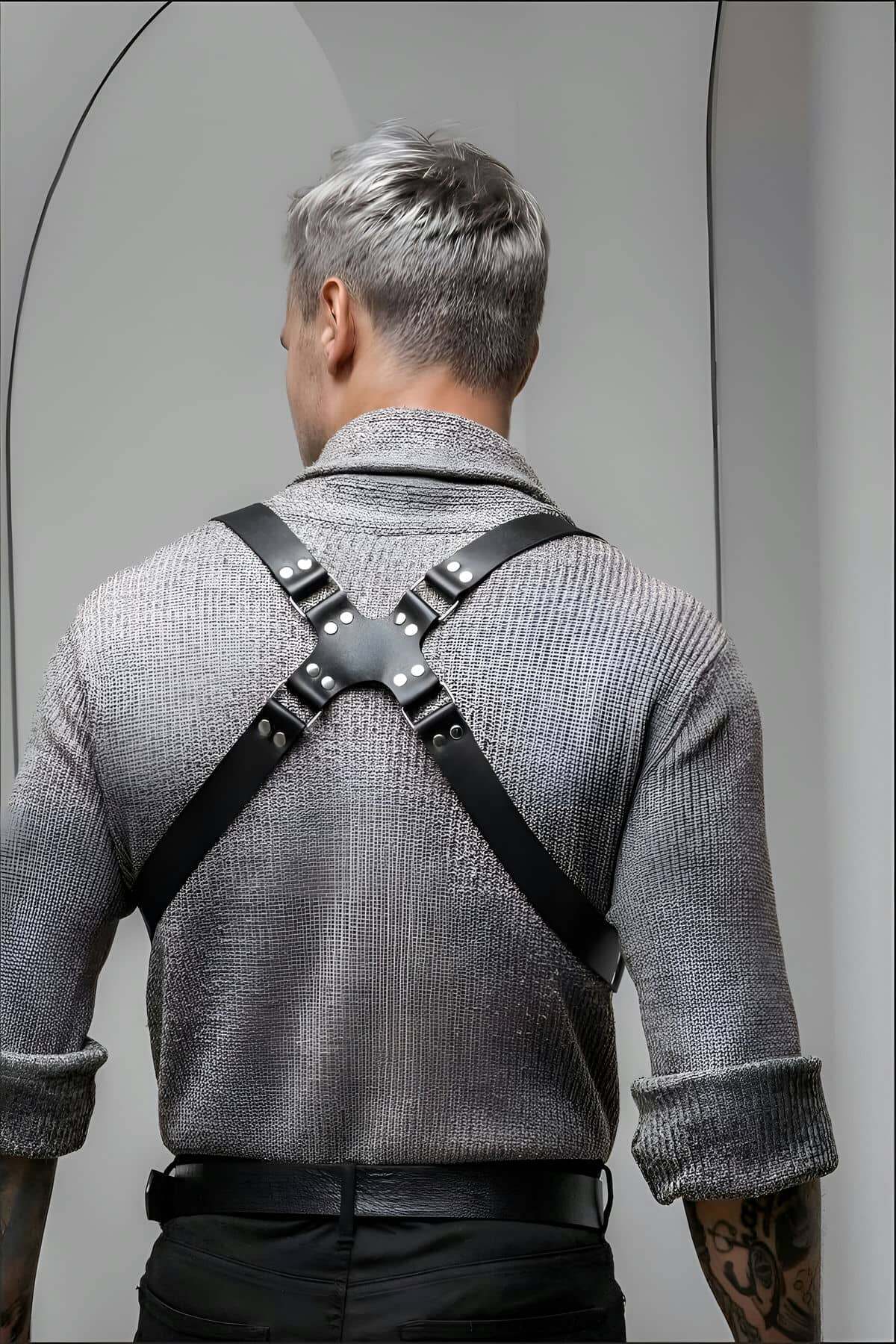 Man Body Harness Set | Vegan Man Body Harness Set| Chic  Male Body  Harness