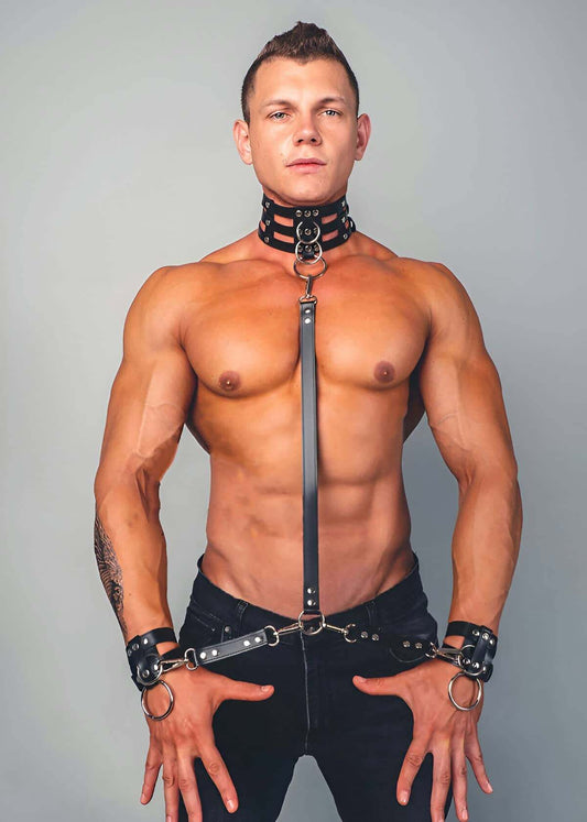 Man Body Harness Set | Vegan Man Body Harness Set| Fantasy Male Harness