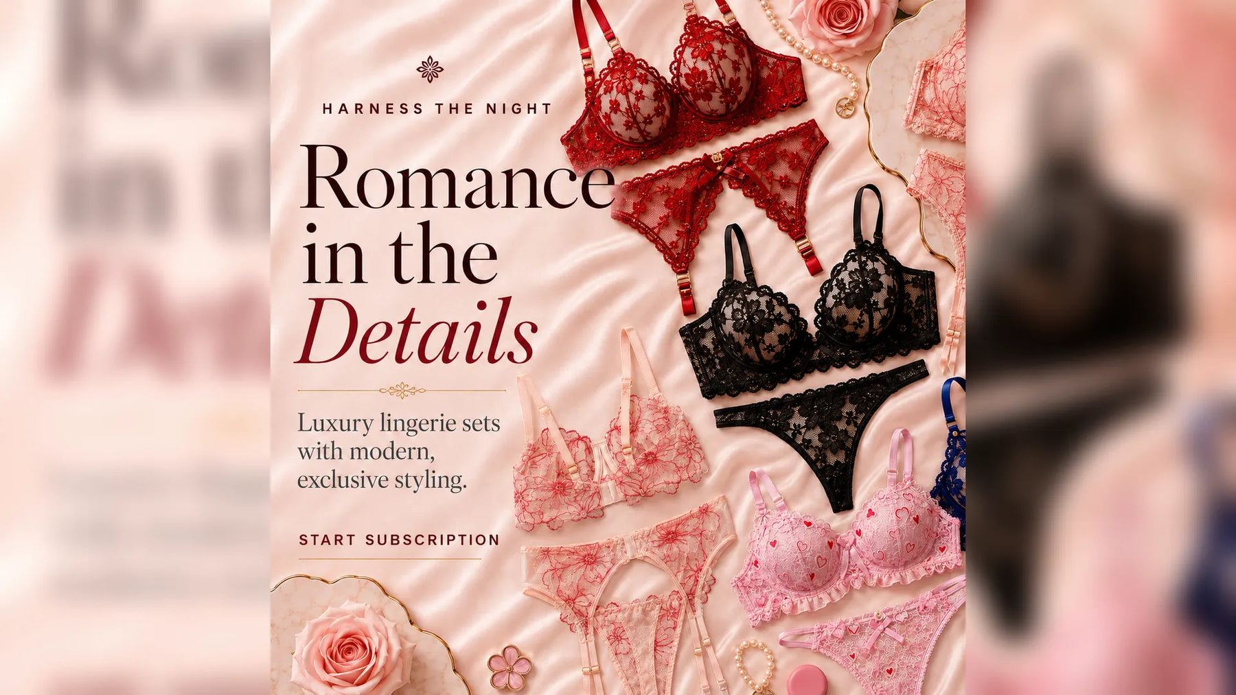 HTN Lingerie Club Monthly Subscription - Luxury Box